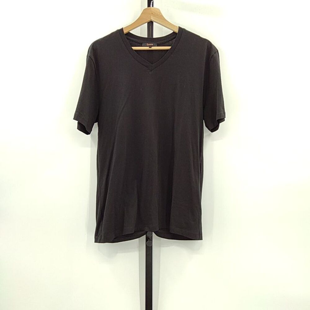 Quince Black Sleeved Top Medium